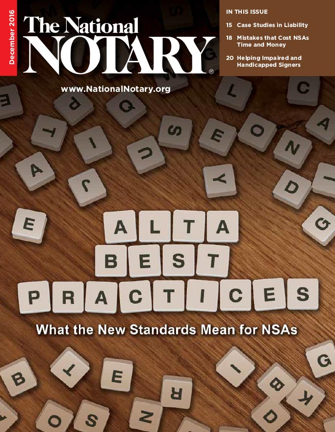 The National Notary - December 2016